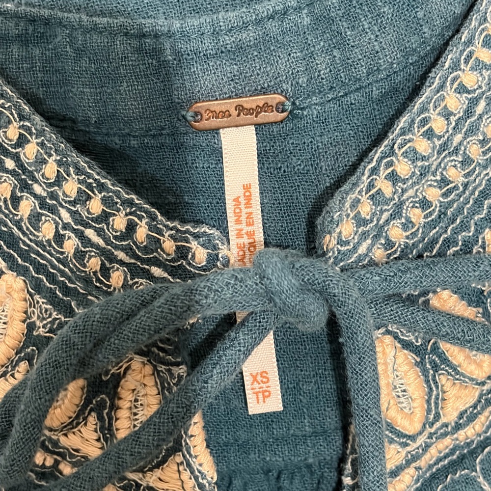 Free People Dreamweaver Embroidered Tunic - Picture 11 of 11